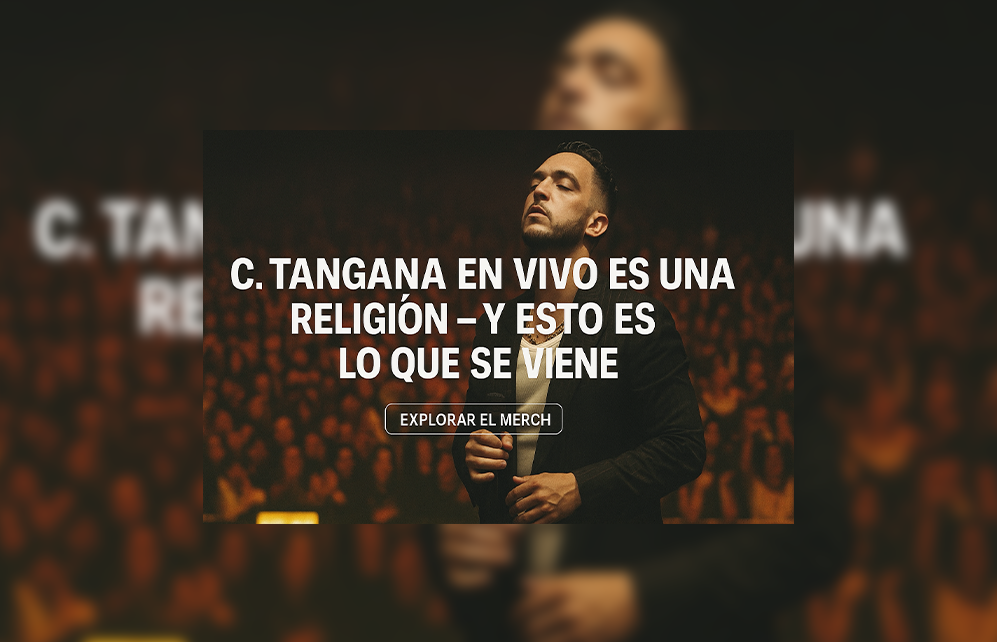 C. Tangana en vivo es una religión – Y esto es lo que se viene