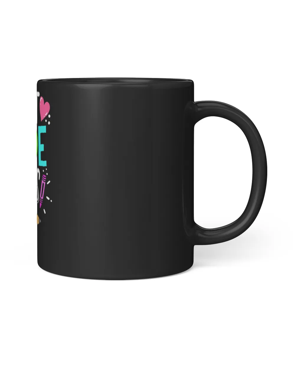 1st Grade Teacher Gift T-Shirt Black Mug black 11oz
