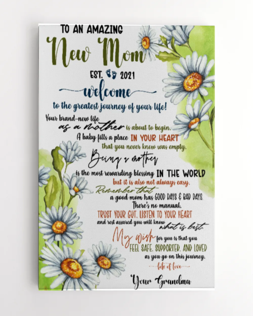 New Mom Canvas