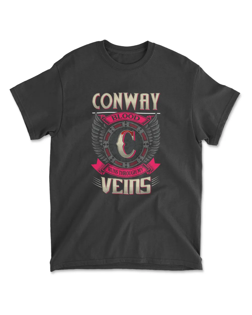 CONWAY Men's Standard T-Shirt black s