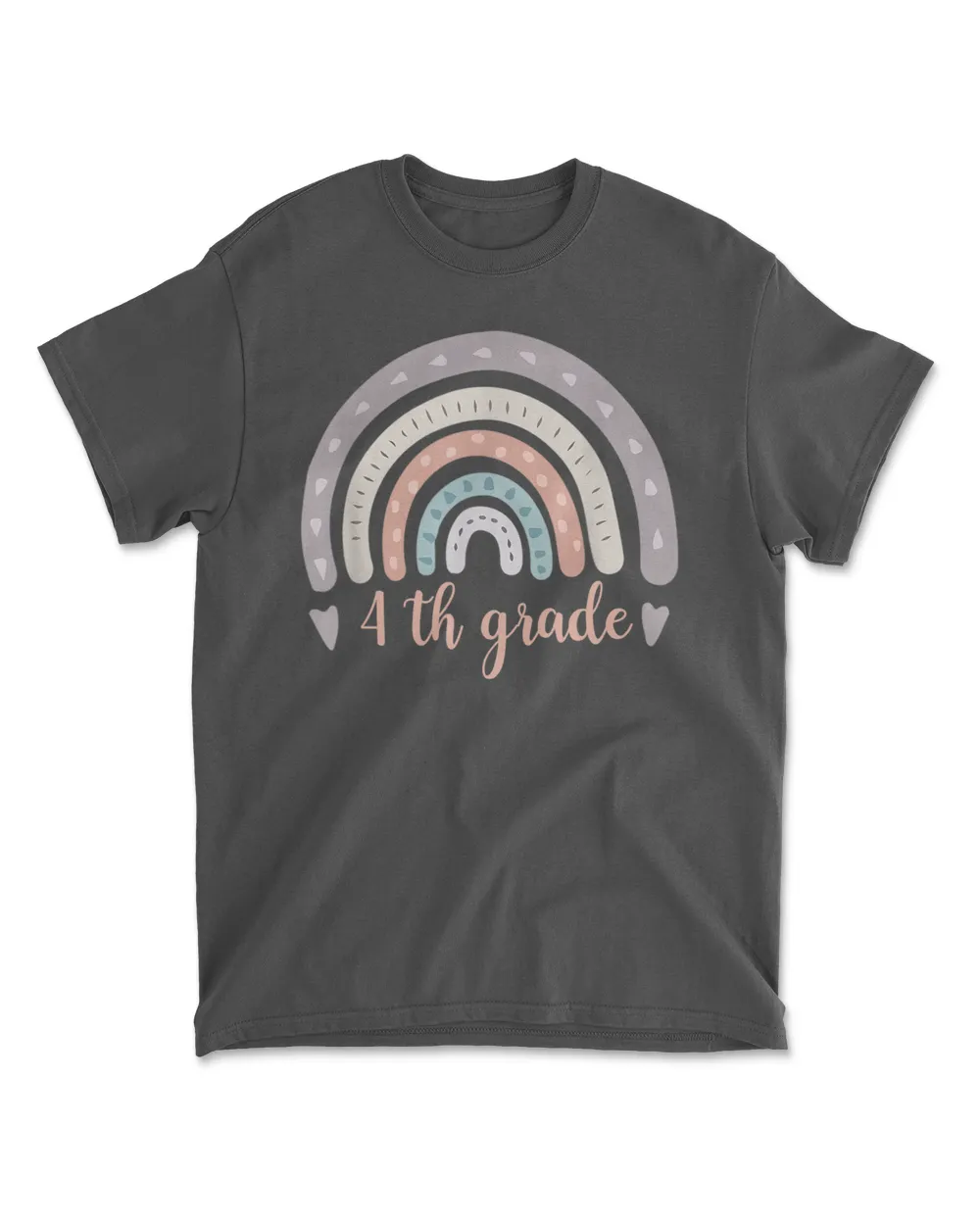 4th Grade Teacher Funny Rainbow Lover Back To School Gift T-Shirt