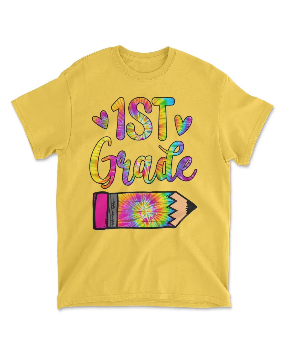 1St Grade Teacher Tie Dye Back To School Gifts T-Shirt