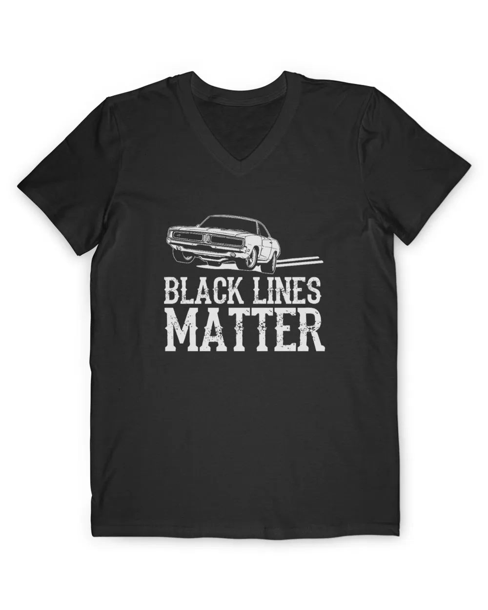 Black Lines Matter Muscle Cars