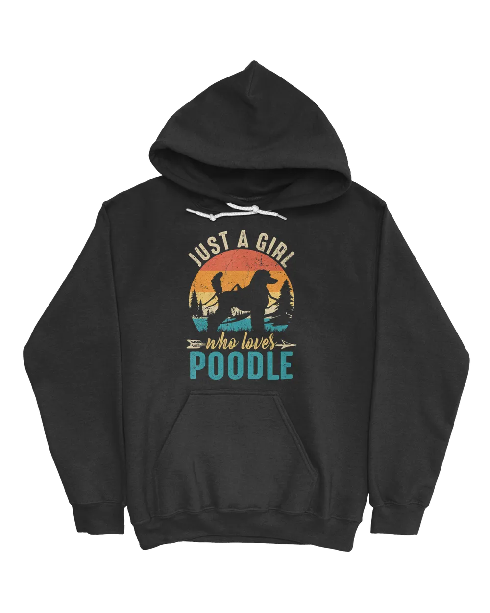 Just A Girl Who Loves Poodle Vintage Gift Dog