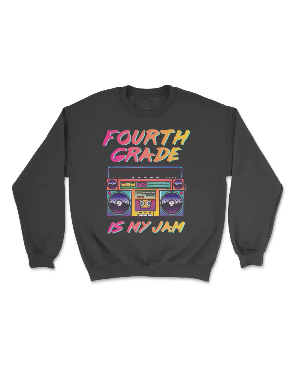 Fourth Grade Teacher Retro 80's 90's Back To School T-Shirt