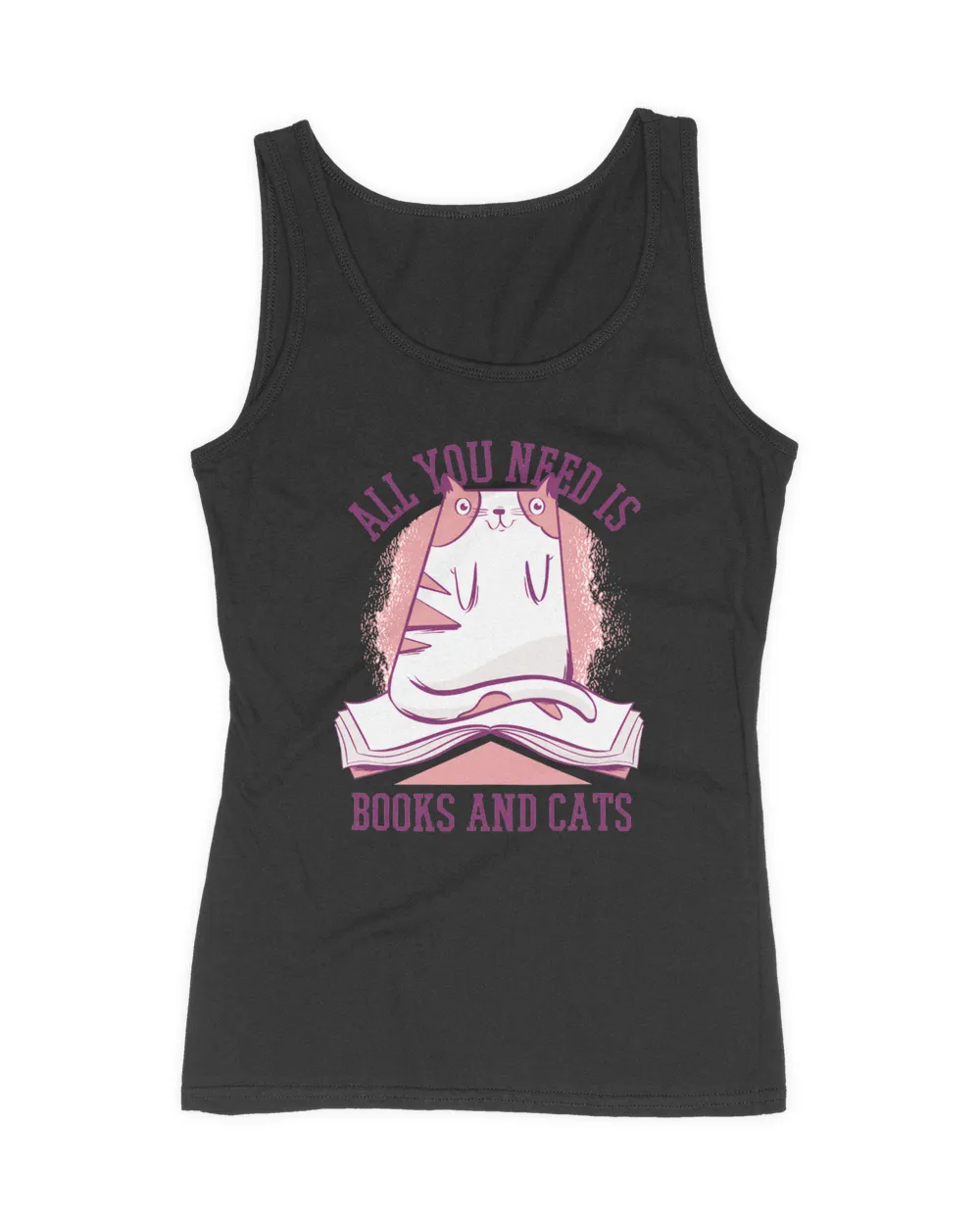 All you need is Books and Cats Quote Cute Cat Artwork!! T-Shirt