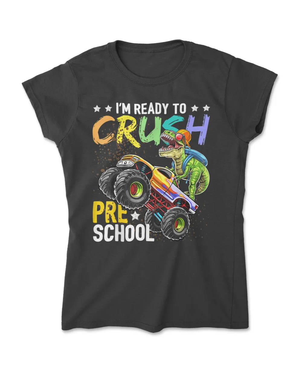 Crush Preschool Dinosaur Monster Truck Back to School