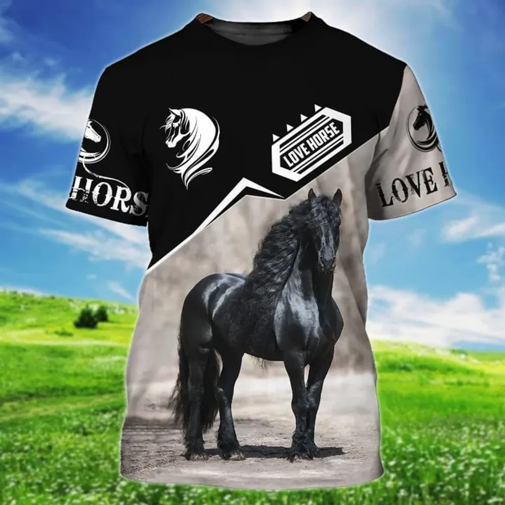 FRIESIAN HORSE 3D SHIRT