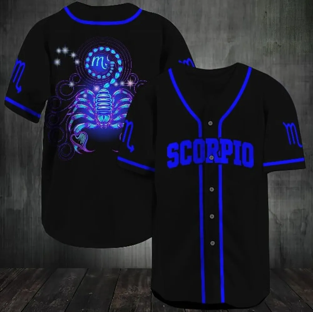 SCORPIO ZODIAC BASEBALL JERSEY