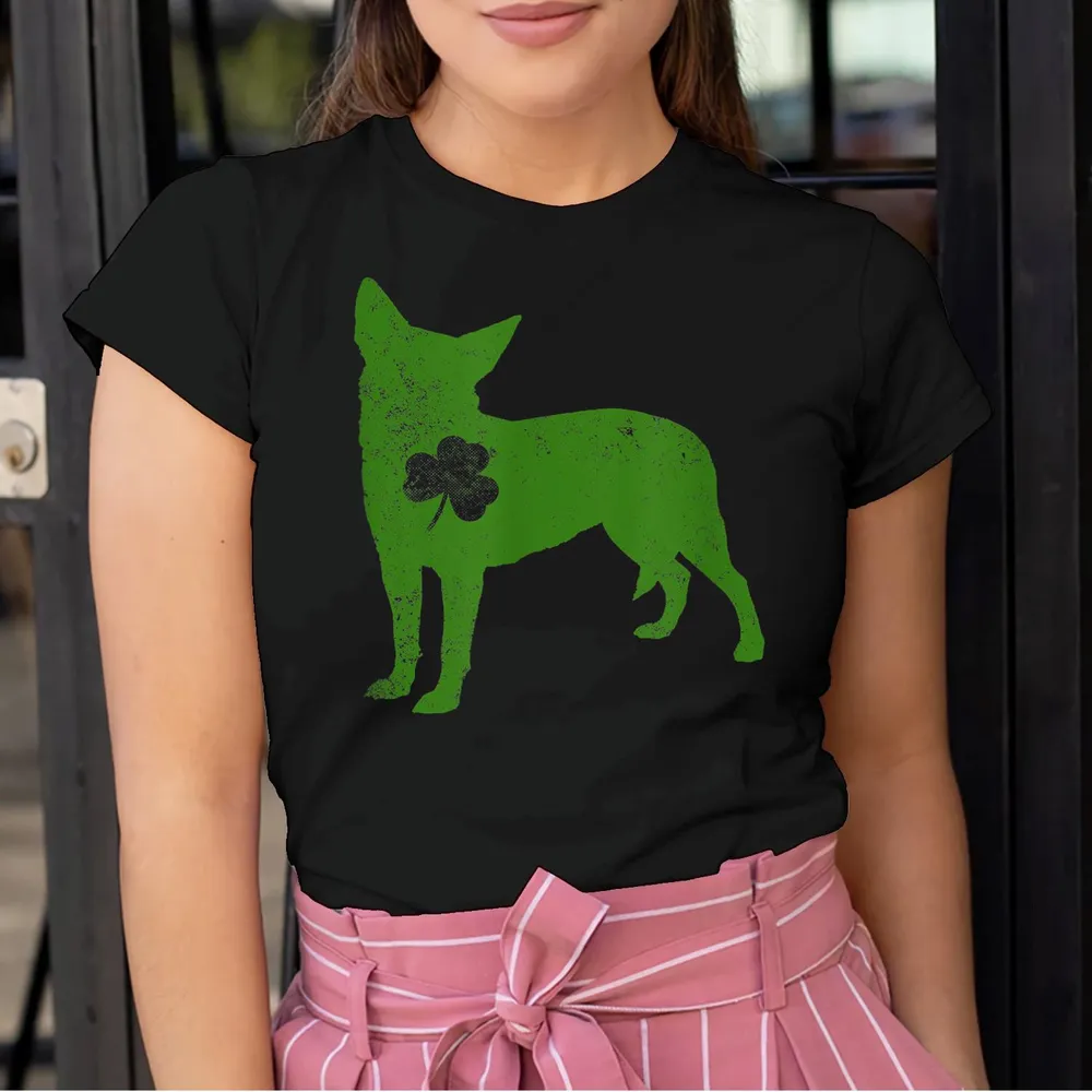 Australian Cattle Dog Irish Clover St Patrick Day Shirt