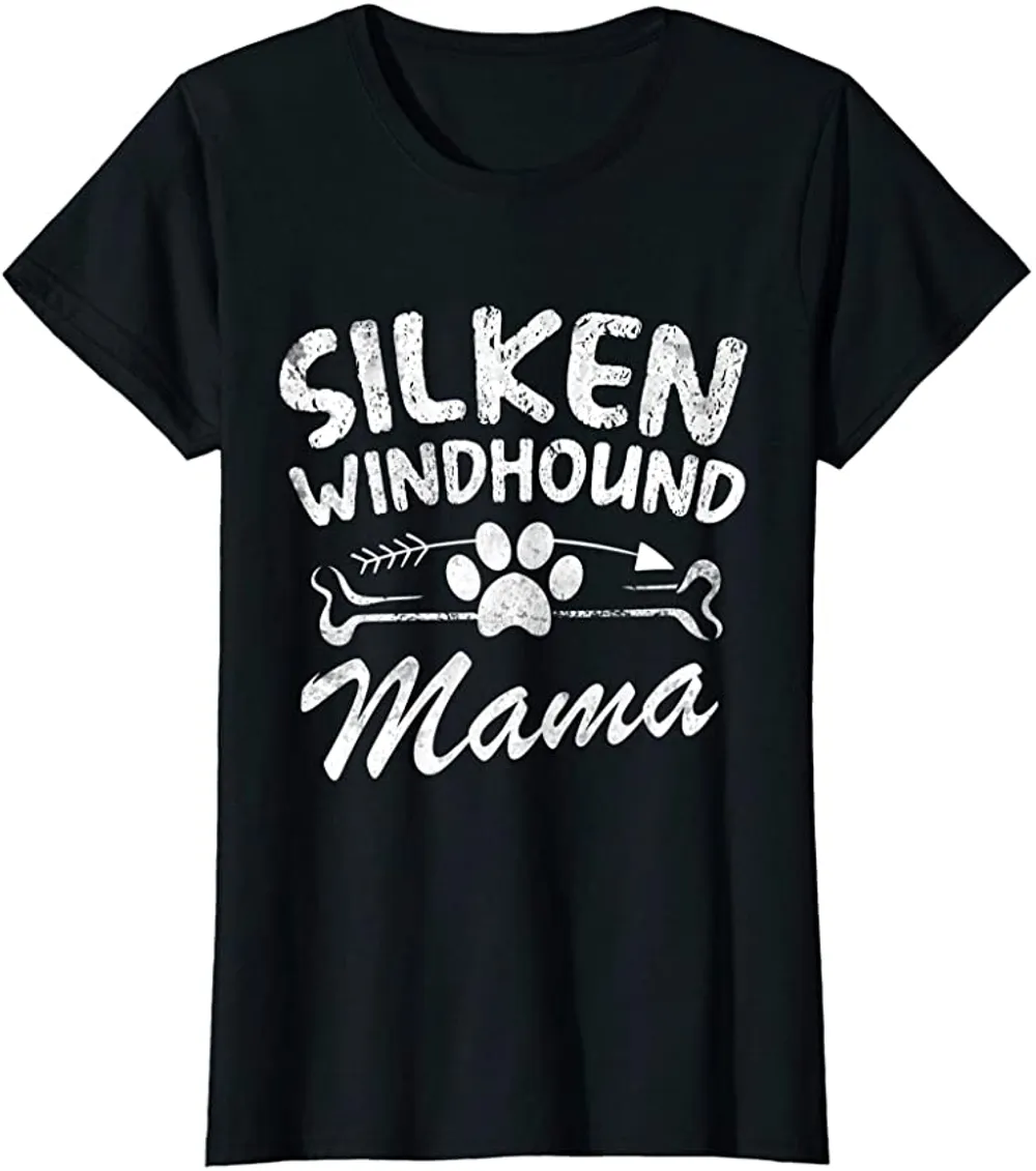 Silken Windhound Mama Best Dog Owner Mom Ever Mother Day T-Shirt