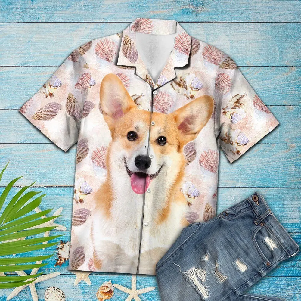 Corgi Hawaiian Shirt