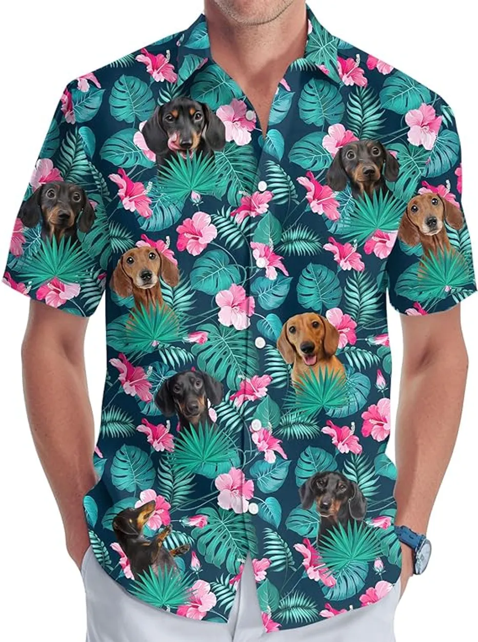 Dachshund Hawaiian Shirt C3