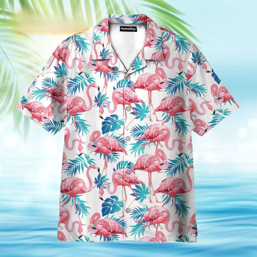 Best Flamingo Hawaiian Shirt - H2