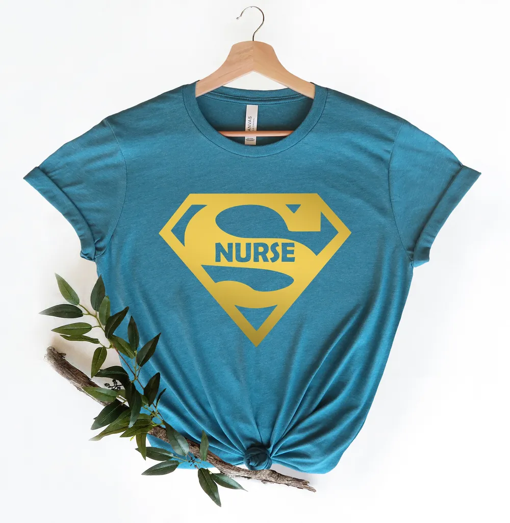 Super Nurse Shirt, Superhero Nurse, Nurse Shirt, Funny Nurse Gift, Hero Nurses, Gift For Nurses, Nurse Life Shirt, Nursing Tee