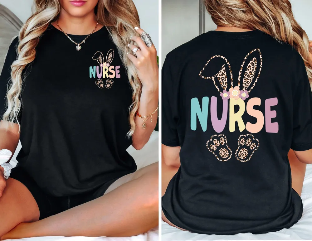 Easter Nurse Shirt, Easter Bunny Nurse Shirt, Nurse Easter Shirt, RN Shirts, Gift for Nurse, Nurse Week Shirt, Nursing Shirts