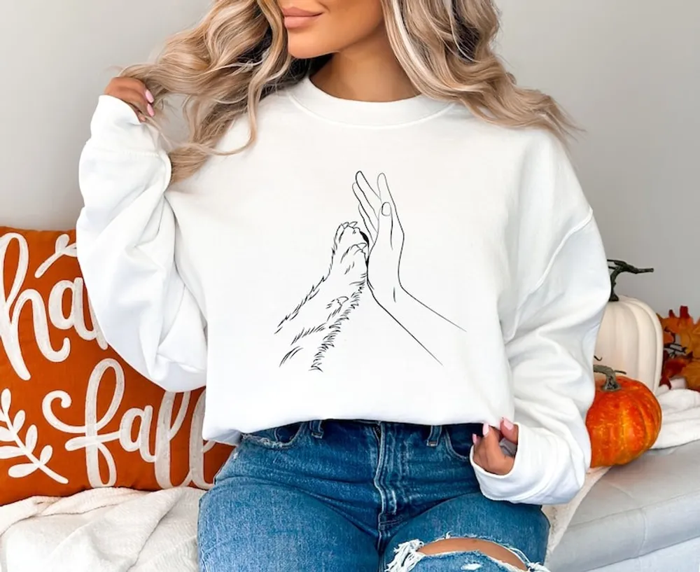 Human Hand and Paw Shirt