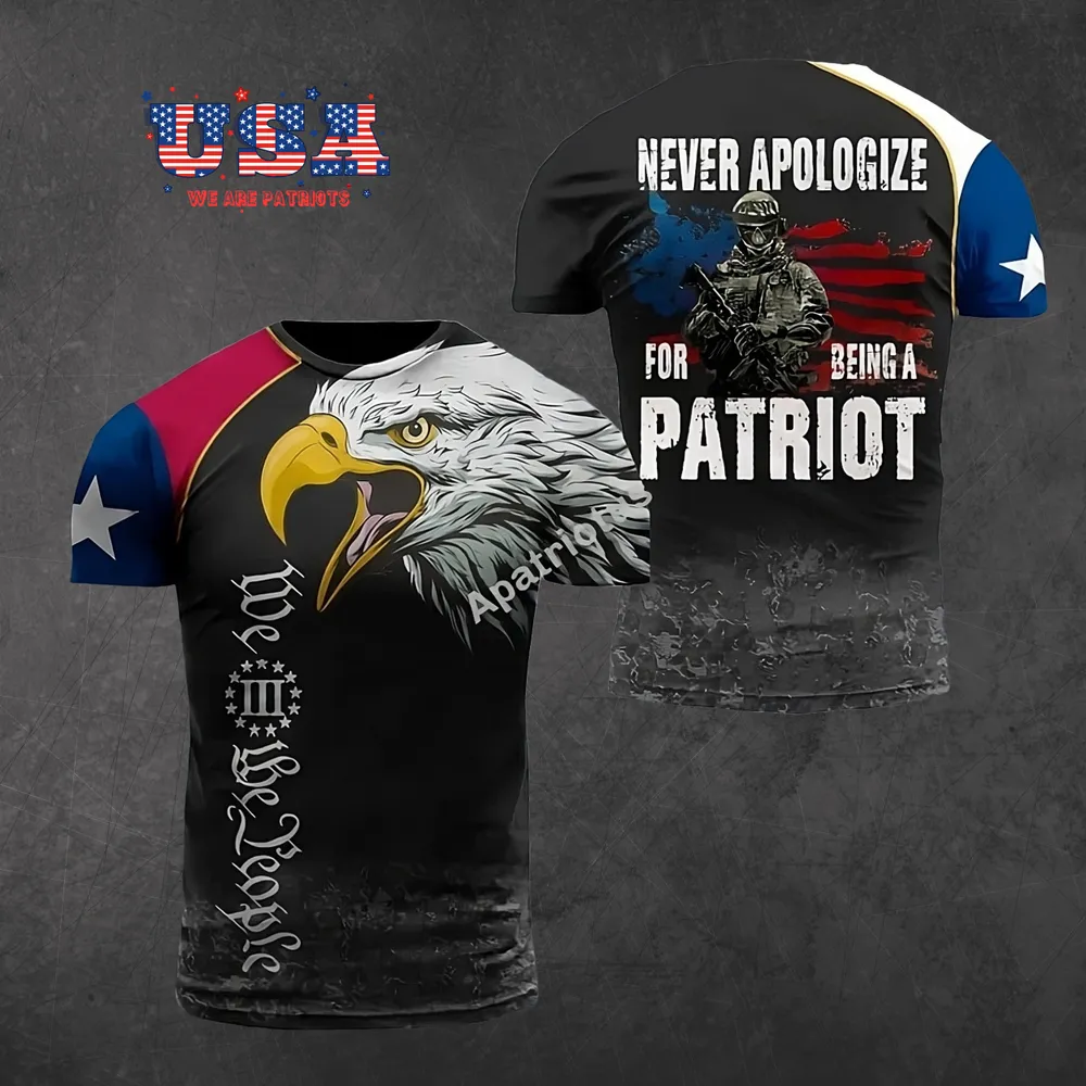 AMERICAN PATRIOTS 3D T-SHIRT - PT22