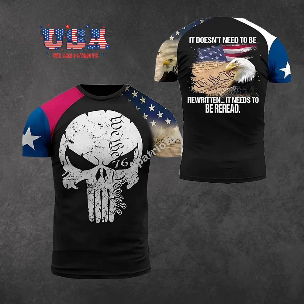 AMERICAN PATRIOTS 3D T-SHIRT - PT27