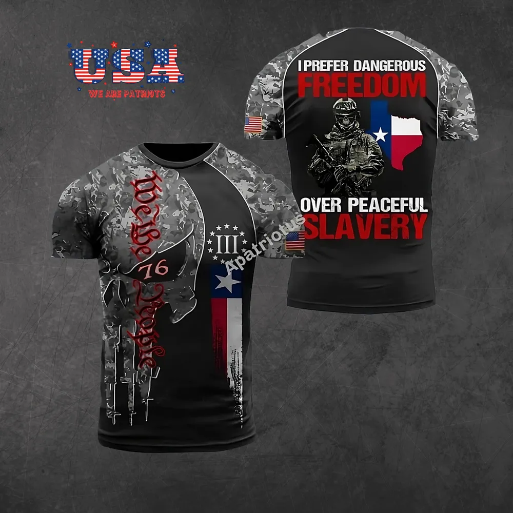 AMERICAN PATRIOTS 3D T-SHIRT - PT32