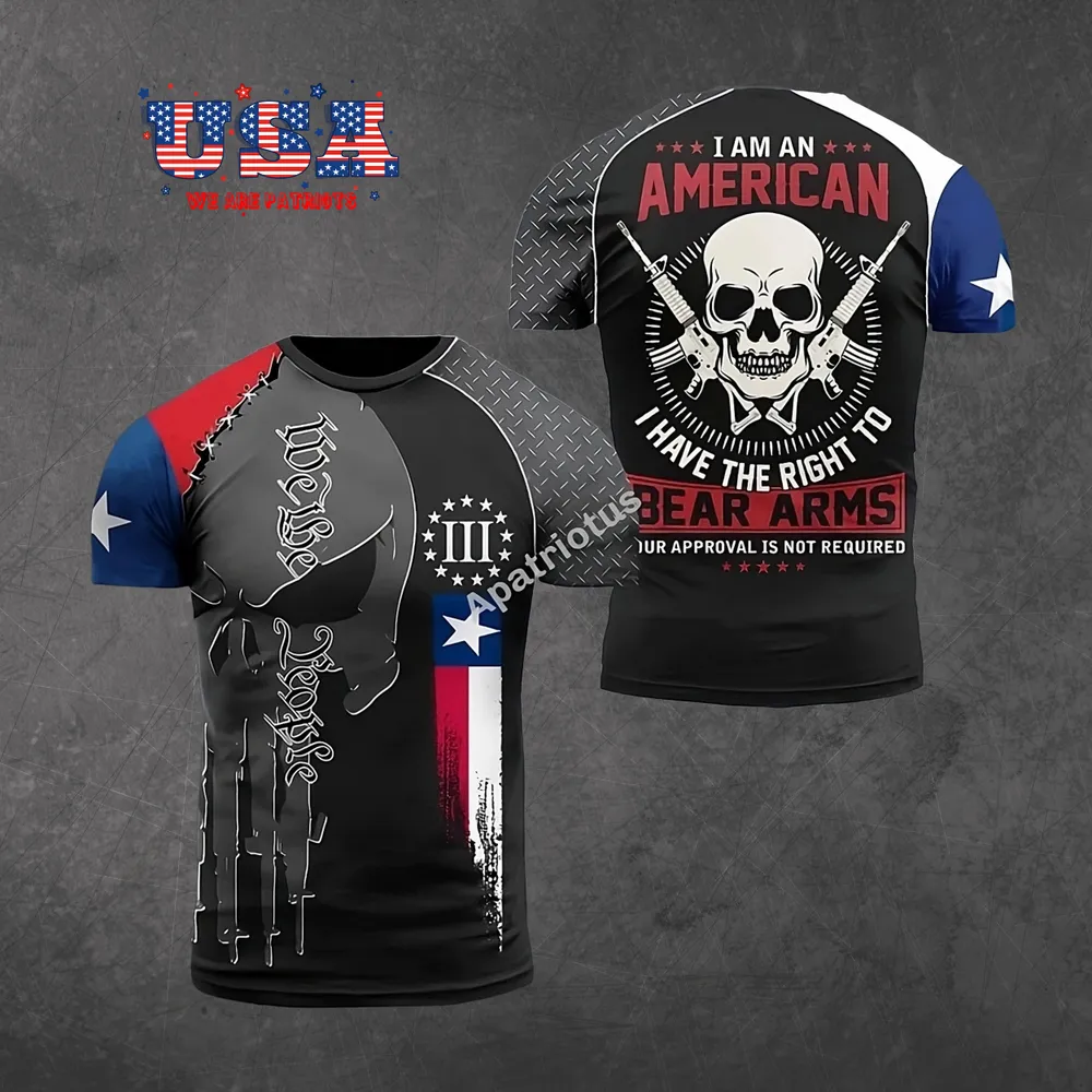 AMERICAN PATRIOTS 3D T-SHIRT - PT47