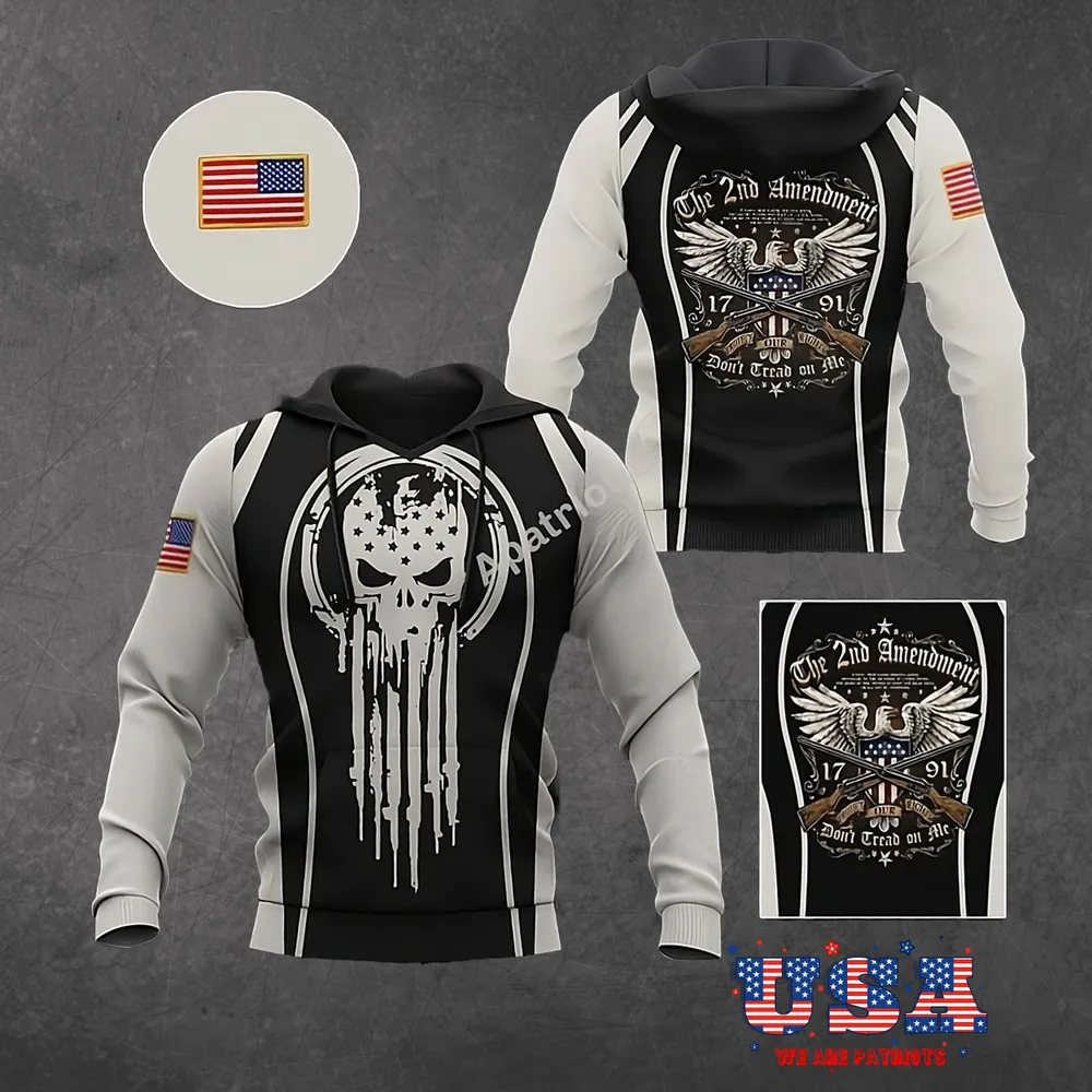 AMERICAN PATRIOTS 3D HOODIE - HD04