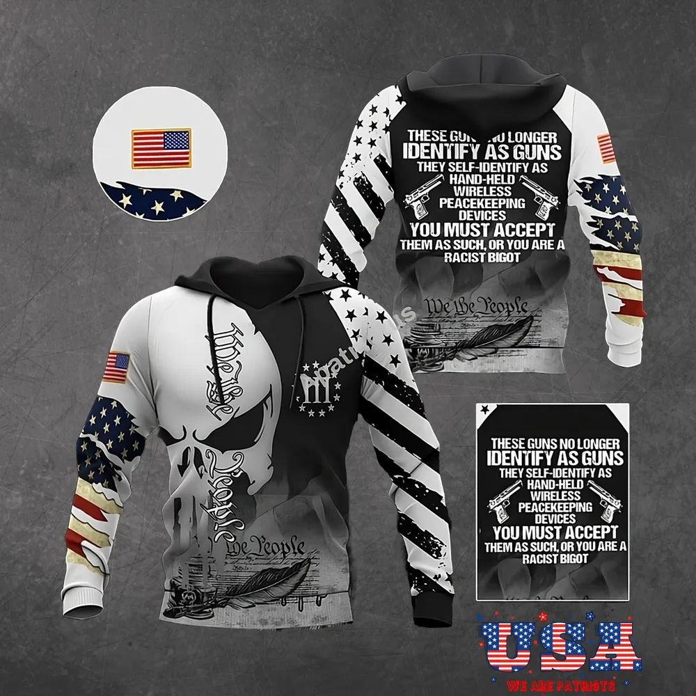 AMERICAN PATRIOTS 3D HOODIE - HD10