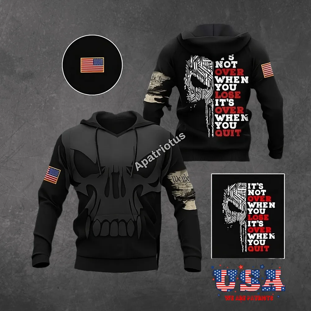 AMERICAN PATRIOTS 3D HOODIE - HD11