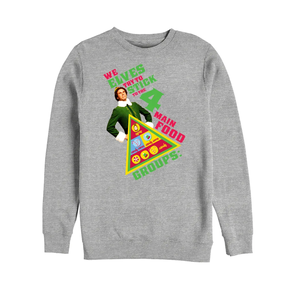 Officially Licensed Warner Bros. Elf - Elf Food Groups Unisex Sweatshirt