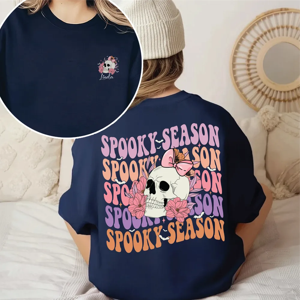 Spooky season shirt Unisex Sweatshirt white s