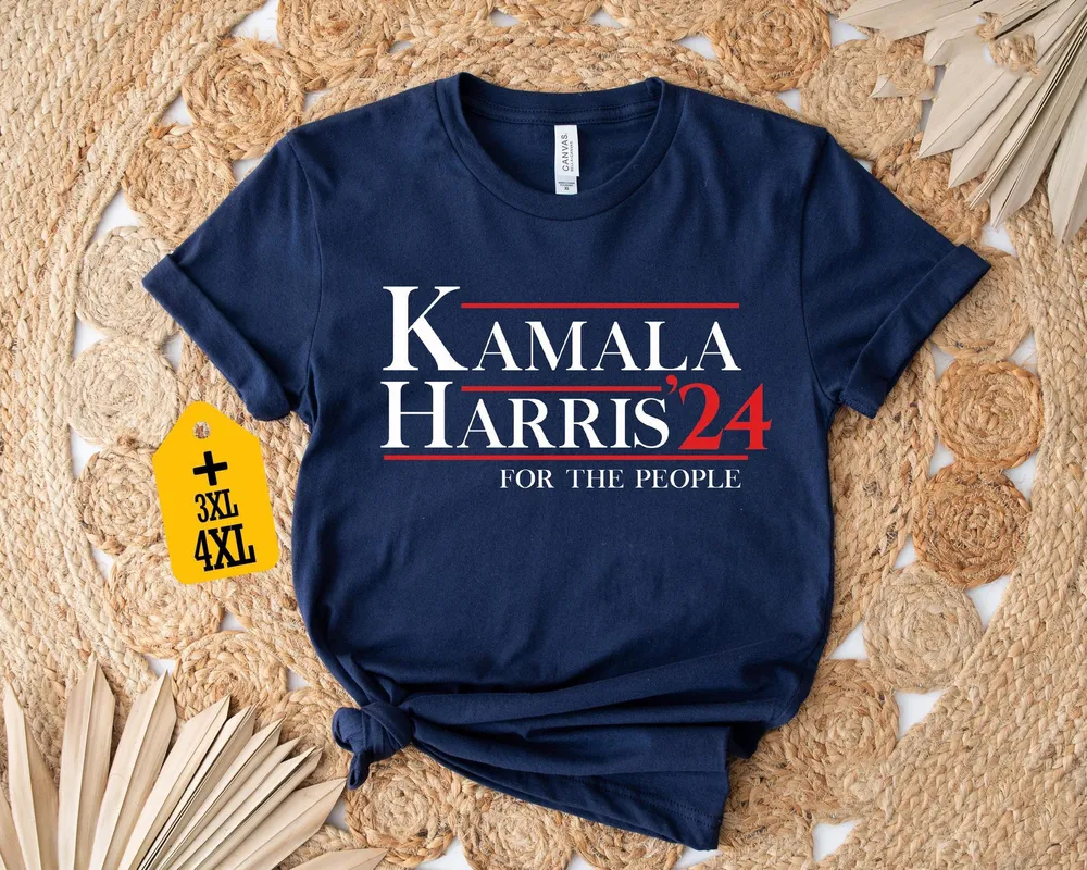Kamala Harris Walz Yard Sign Made in USA Size Large With Stake YS60 Unisex Standard T-Shirt black s
