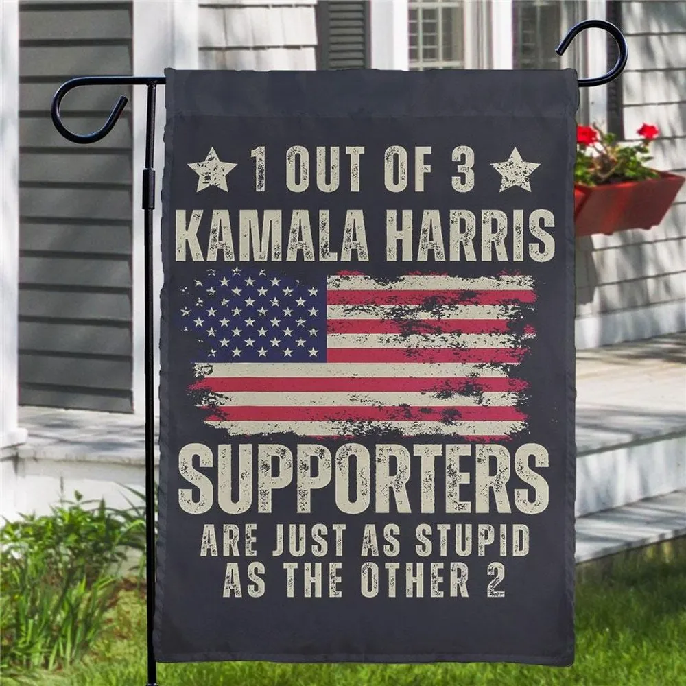 Kamala Harris Flag Made in USA FG23 Yard Flag white s