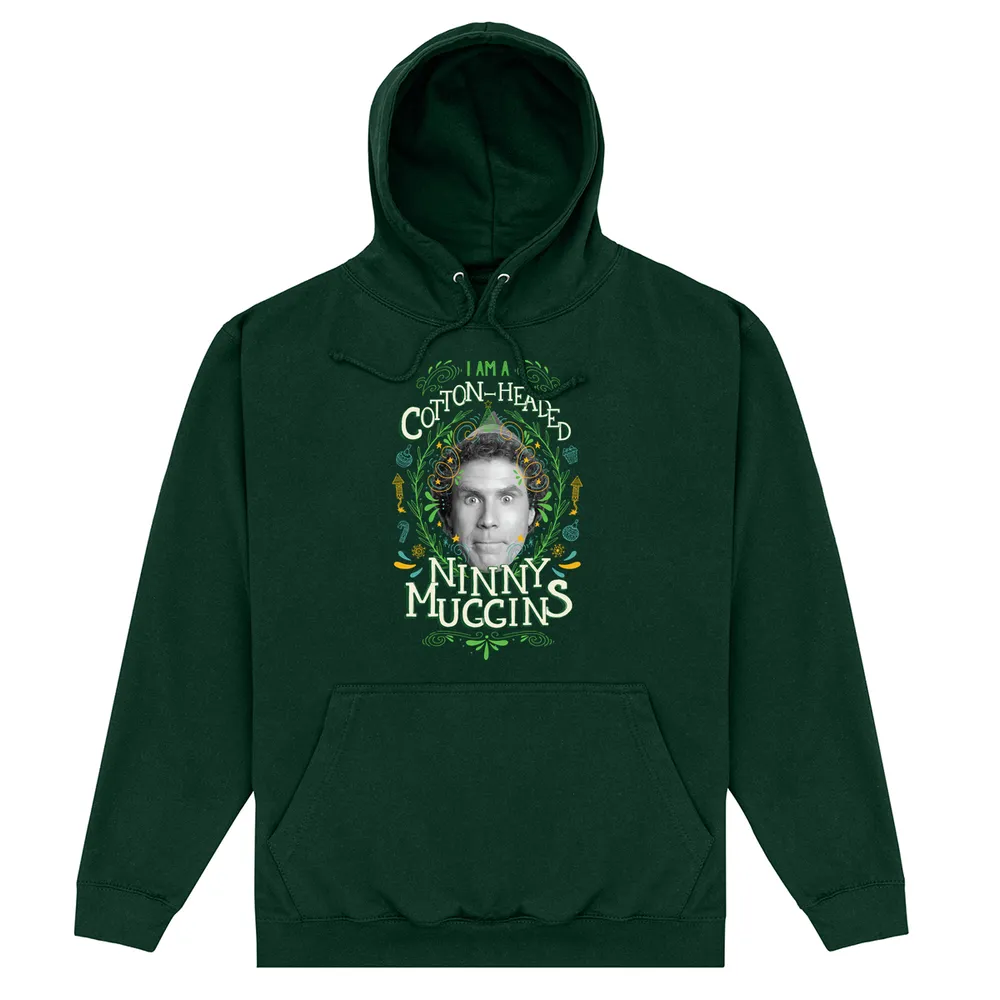 Officially Licensed Warner Bros. Elf - Elf 'Cotton-Headed Ninny Muggins' Unisex Hoodie