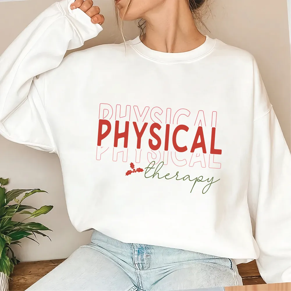 Physical Therapy, Therapy Team Sweatshirt, Speech Therapy, Occupational Therapy, Thanksgiving SLP OT PT, Turkey Squad, Slp Ot Pt Sweatshirt Unisex Sweatshirt white s