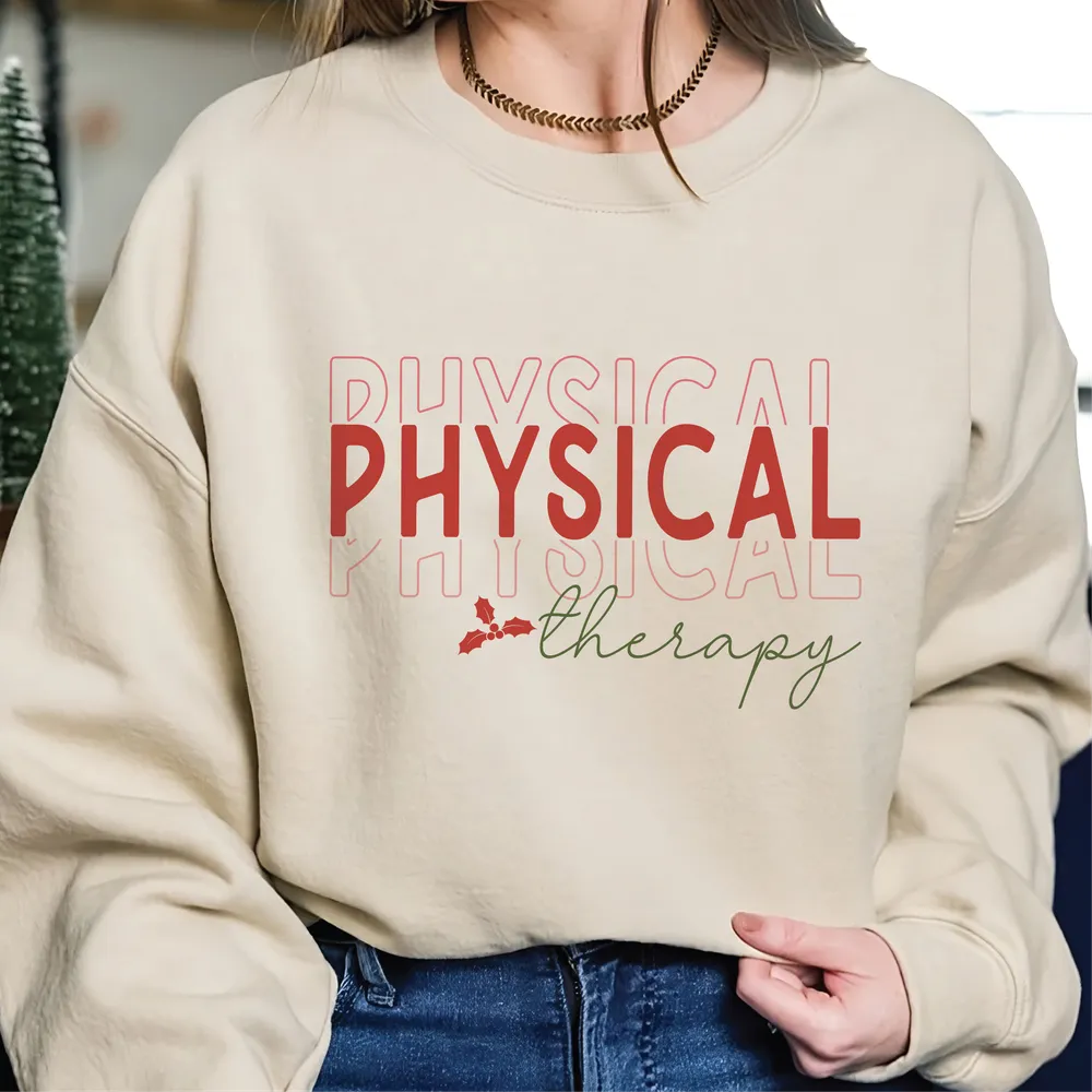 Physical Therapy, Therapy Team Sweatshirt, Speech Therapy, Occupational Therapy, Thanksgiving SLP OT PT, Turkey Squad, Slp Ot Pt Sweatshirt Unisex Sweatshirt white s