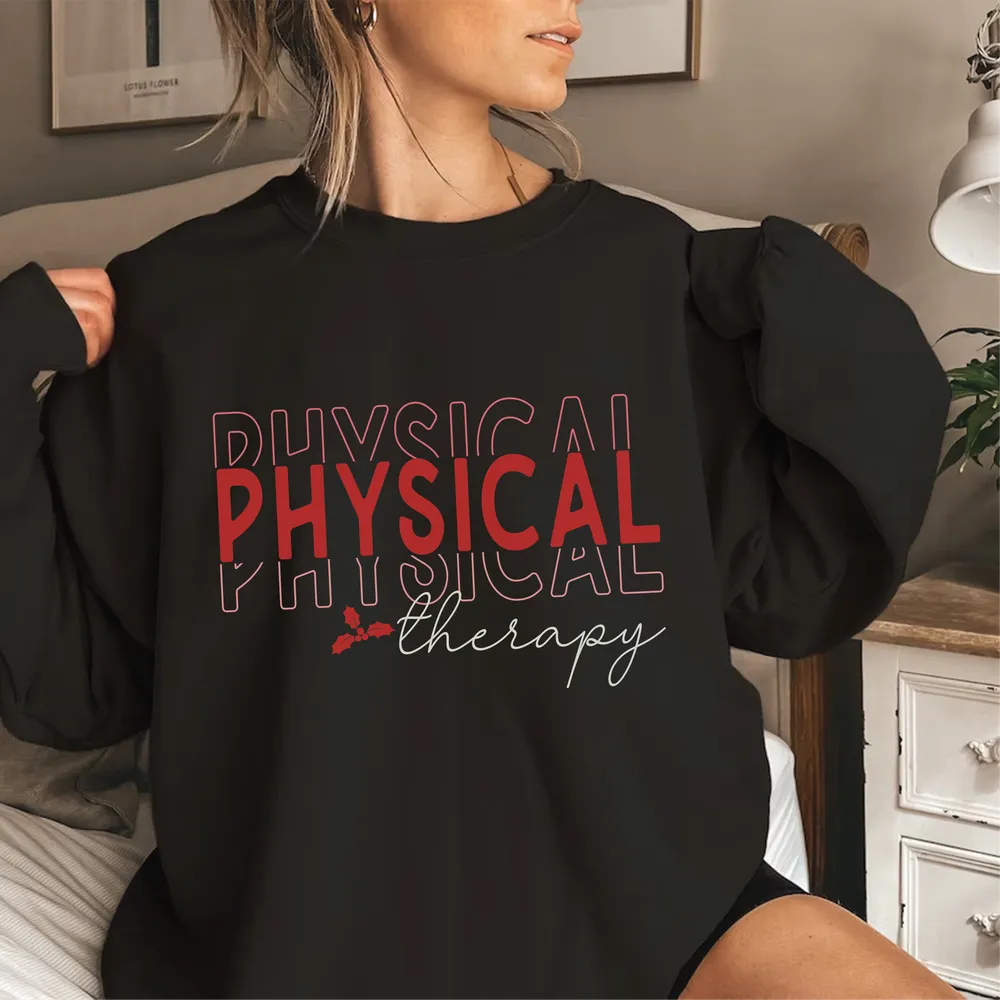 Physical Therapy, Therapy Team Sweatshirt, Speech Therapy, Occupational Therapy, Thanksgiving SLP OT PT, Turkey Squad, Slp Ot Pt Sweatshirt Unisex Sweatshirt white s
