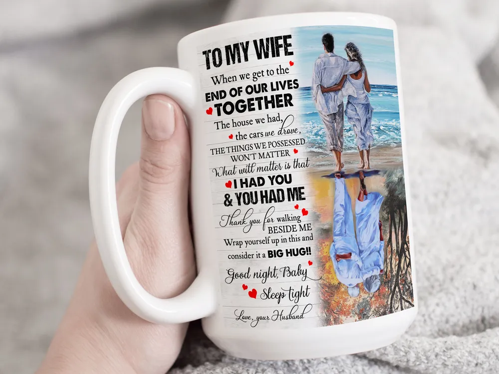 To my wife White Mug 15oz white 15oz