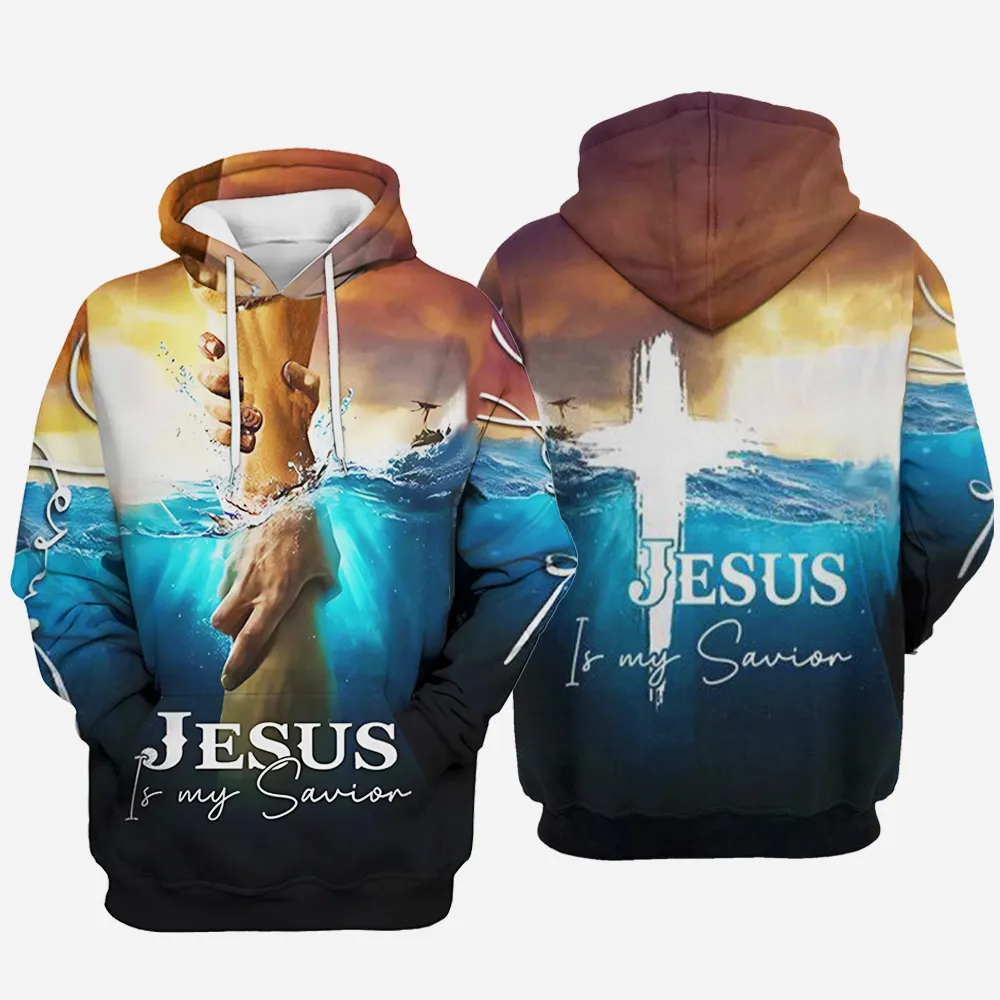 Jesus Is My Savior Hoodie Take My Hand God - GZH200905