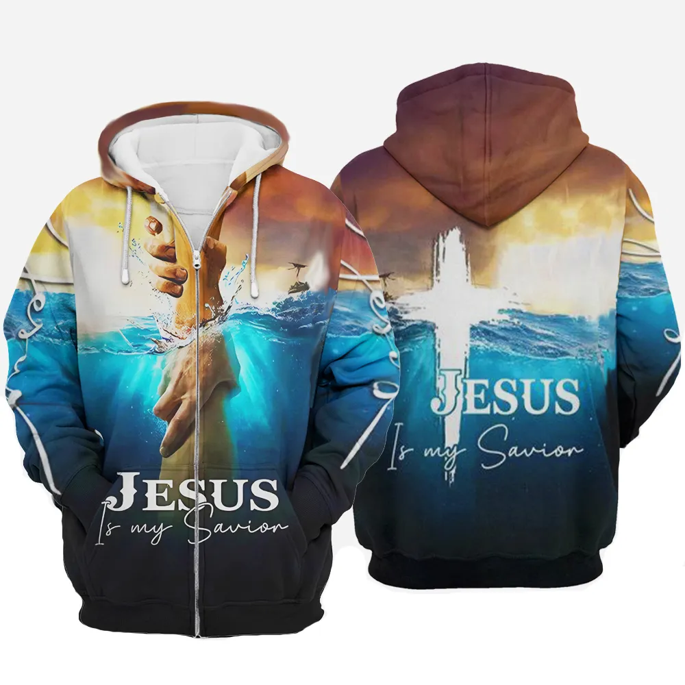 Jesus Is My Savior Hoodie Take My Hand God - GZH200905