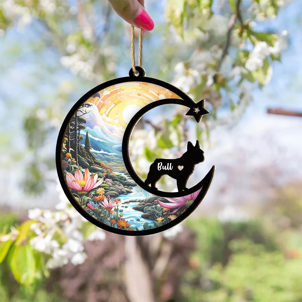 Customized Suncatcher - Beautiful Suncatcher Ornament For Dog Lovers! Customized Suncatcher - Dog 1 1pc