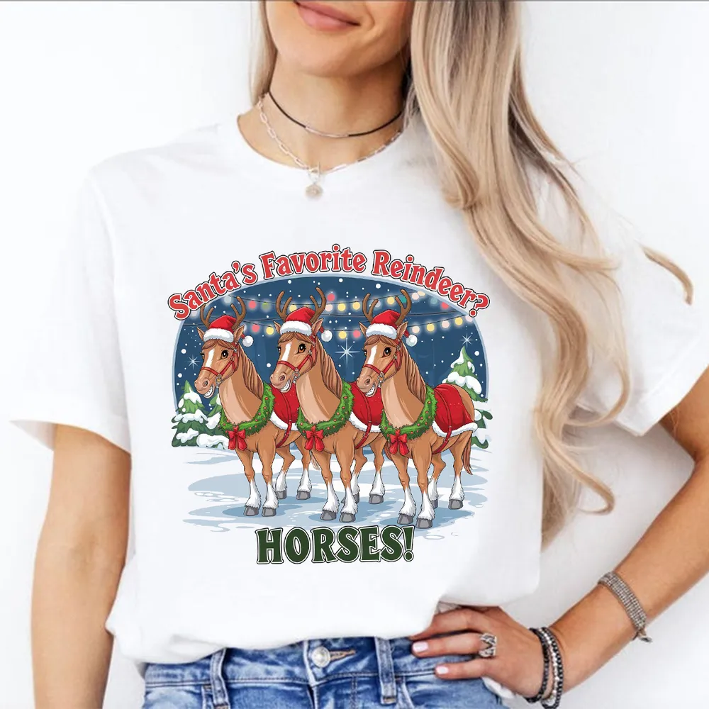 [UNIQUE] SANTA'S FAVORITE REINDEER HORSES