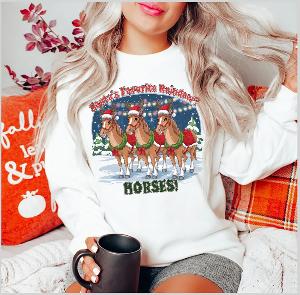 [UNIQUE] SANTA'S FAVORITE REINDEER HORSES