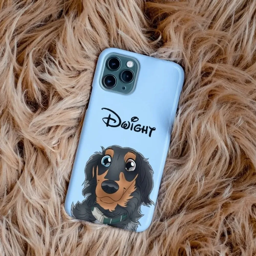 Custom Pet Portrait Phone Case Cartoon Style | Linepaw - Custom Pet, Dog,  Cat Portrait Store (Shirt, Mug, Poster, Canvas...)
