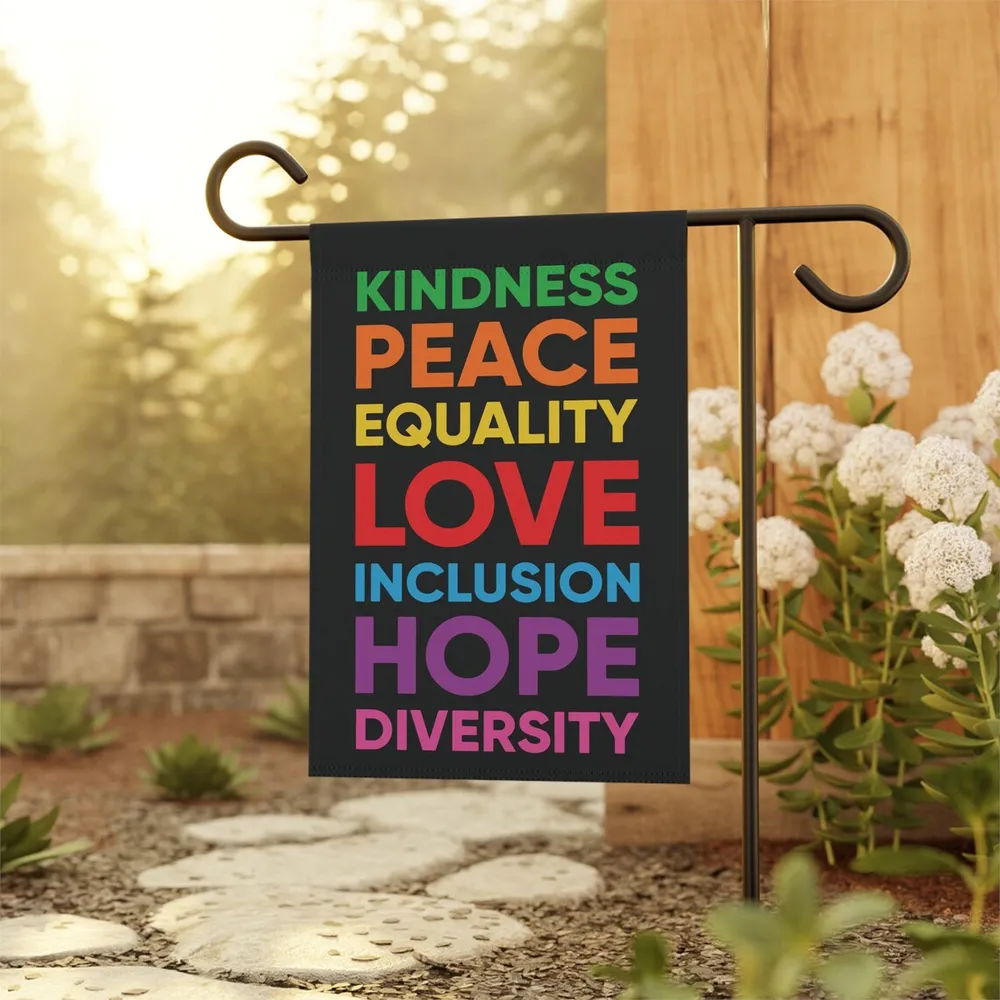 Kindness Peace Equality Flag