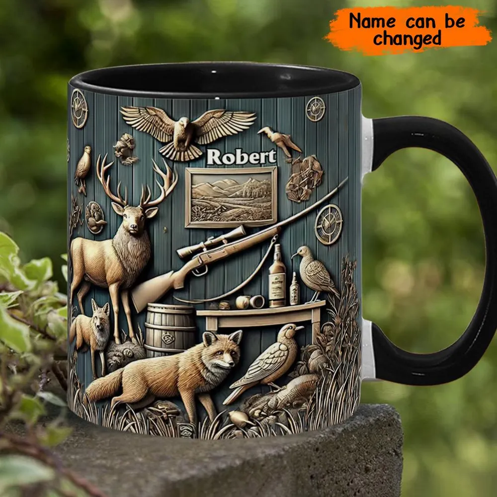 Personalized Hunting Accent Mug