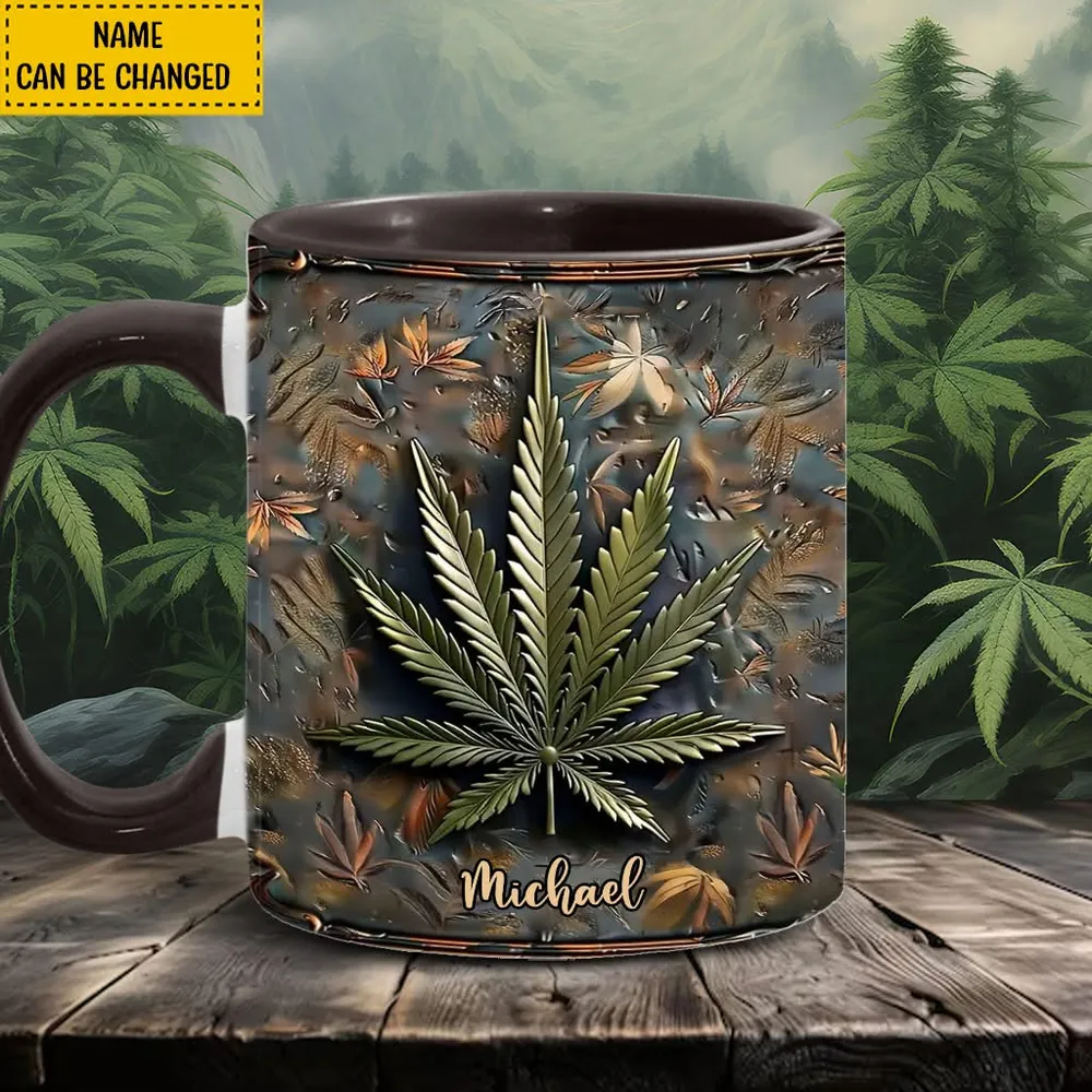 Personalized Weed Accent Mug