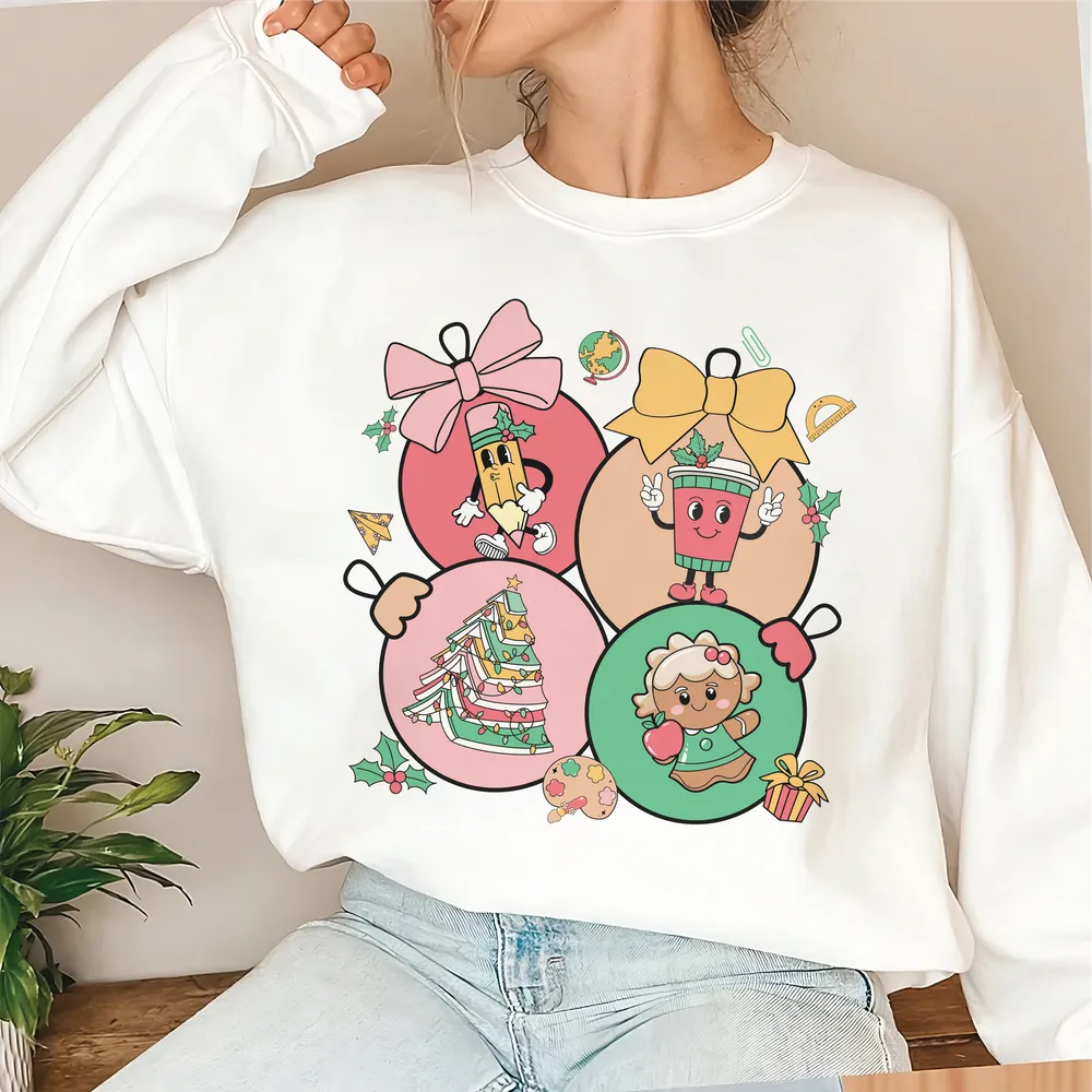 Christmas Book Sweatshirt, Bookish Christmas Librarian Sweater, Merry Xmas Sweater, Bookish Shirt, Book Lover Gift, Holiday Gift Unisex Sweatshirt white s