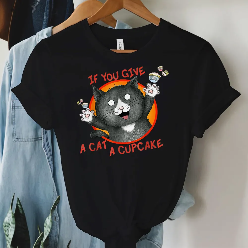 If You Give A Cat A Cupcake Shirt Shirt