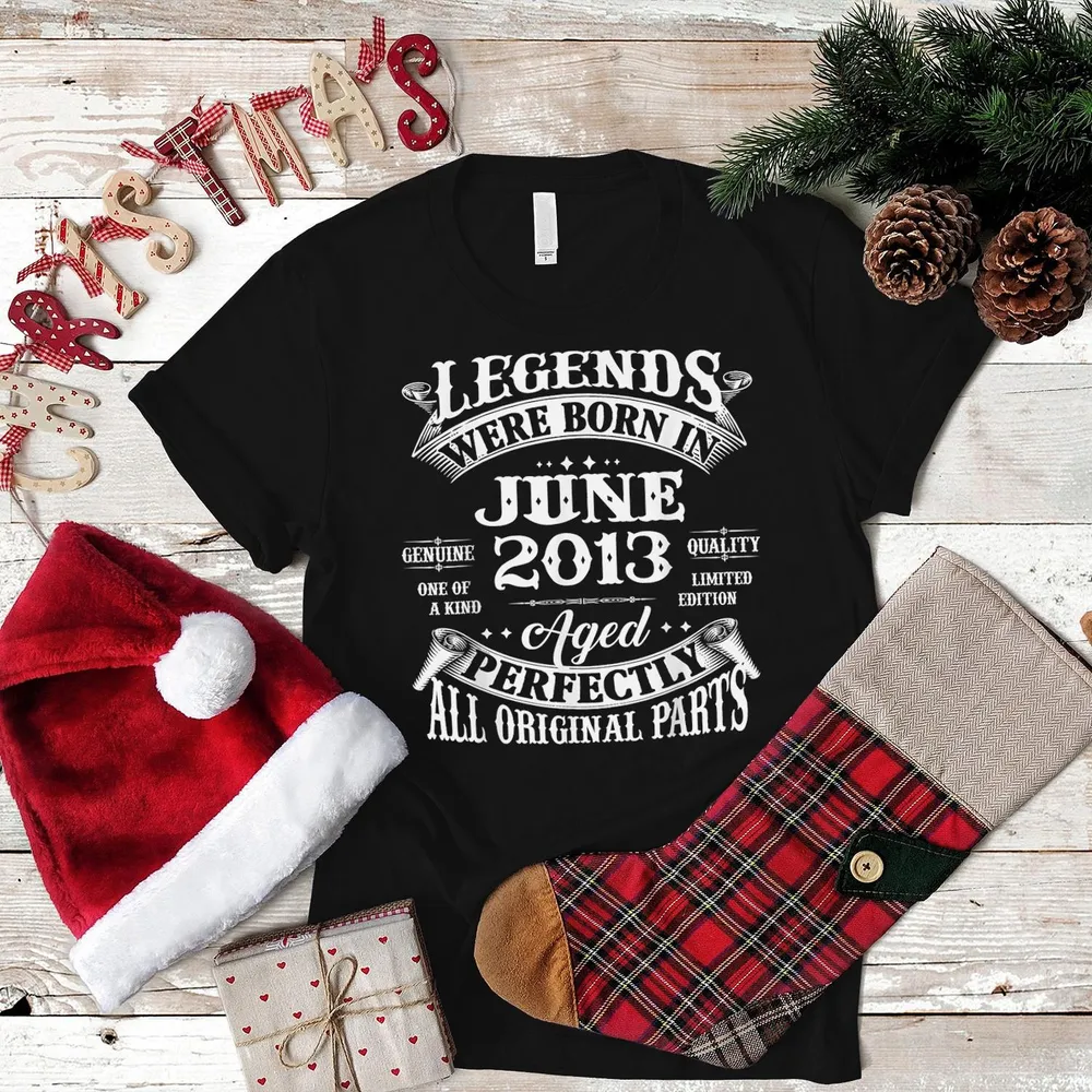 Legend Tee June Tee 2013 12th Birthday Gift 12 Years Old T-Shirt Shirt