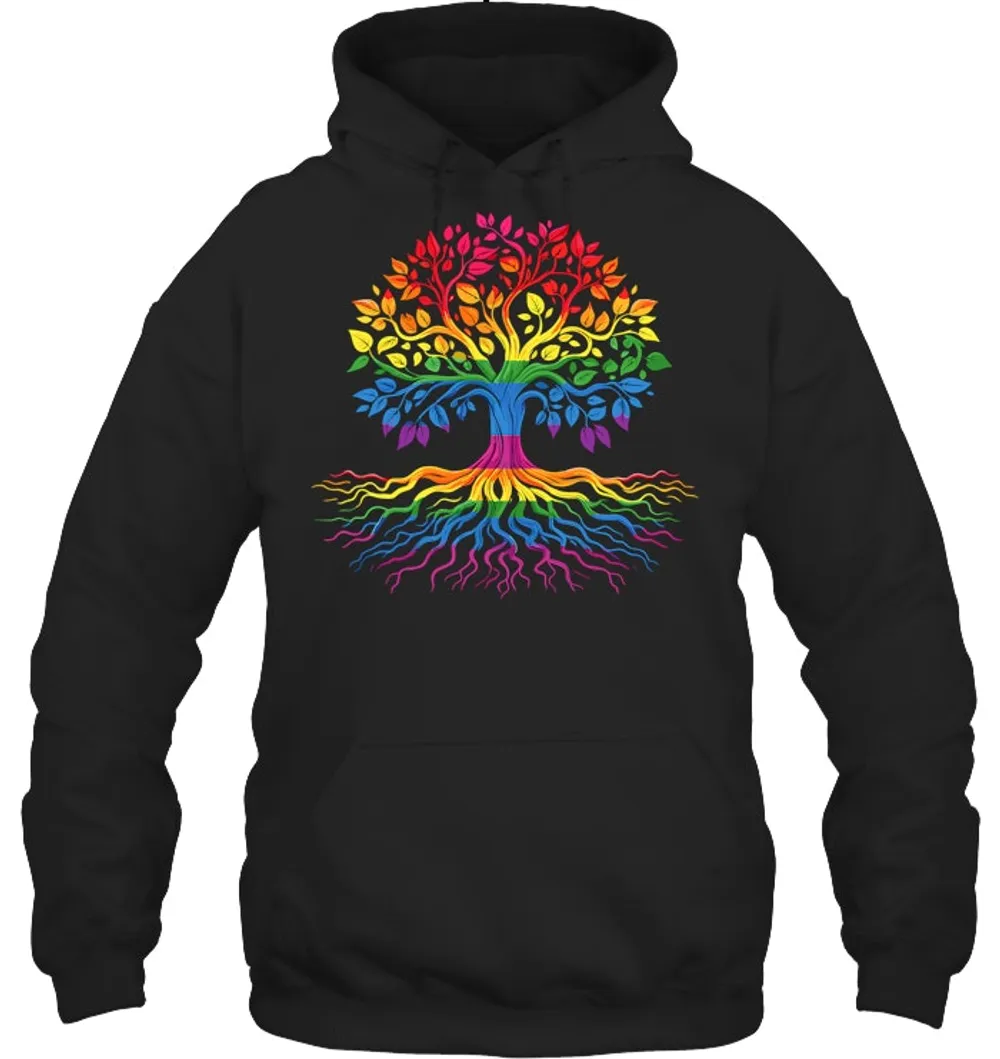 Tree Life Rainbow Lgbt Flag